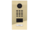 DoorBird D2101V IP Video Door Station, 1 Call Button in Brass