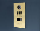 DoorBird D2101V IP Video Door Station, 1 Call Button in Brass