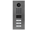 DoorBird D2103V IP Video Door Station, 3 Call Button in DB 703 Stainless Steel