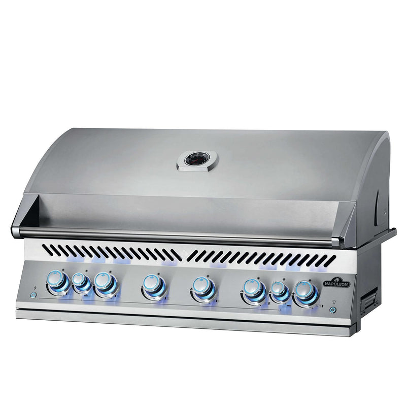 Napoleon 44-Inch 700 Series 44 RB Built-In Natural Gas Grill with Dual Infrared Rear Burners in Stainless Steel (BIG44RBNSS)