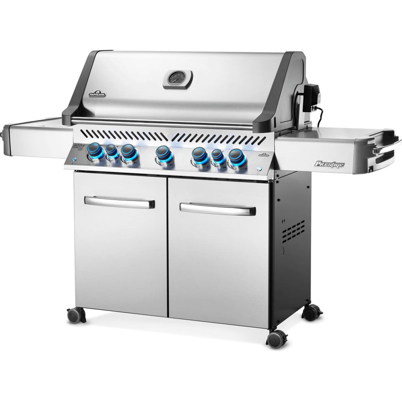 Napoleon 75-Inch Prestige 665 RSIB Propane Gas Grill with Infrared Side and Rear Burners in Stainless Steel (P665RSIBPSS)