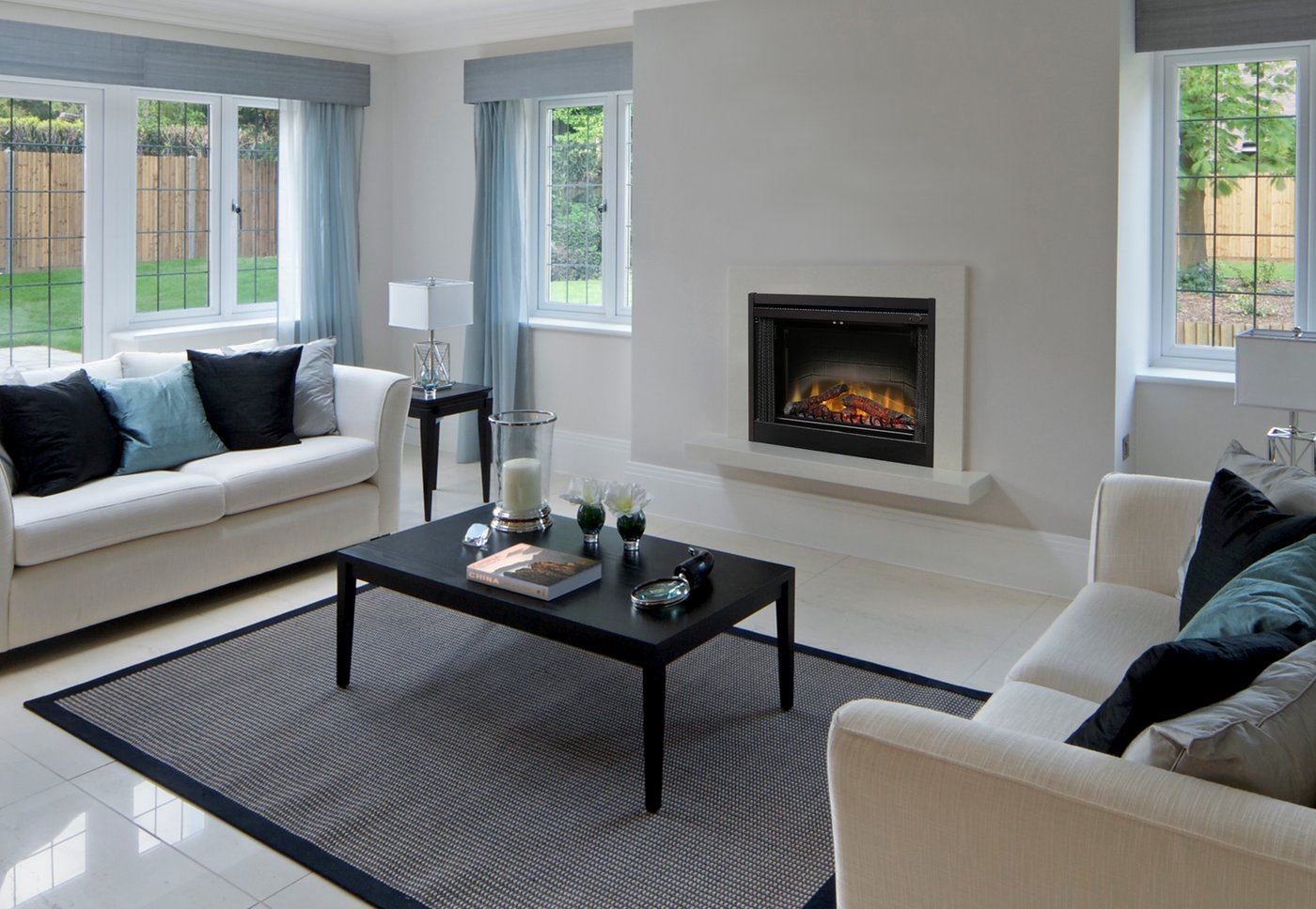 Dimplex 33-Inch Deluxe Built-In Electric Fireplace (BF33DXP)