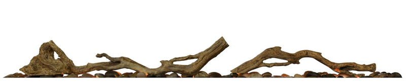 Dimplex 34" Linear Driftwood and River Rock Accessory for Dimplex Wall Mount Fireplace (LF34DWS-KIT) Fireplace Accessories Dimplex 