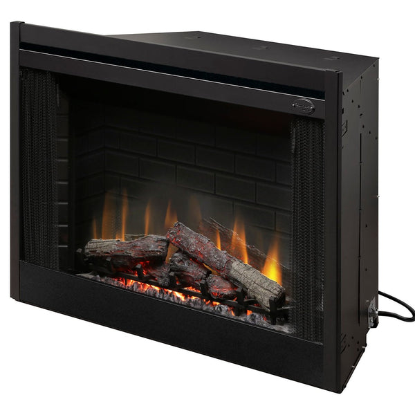 Dimplex 45-Inch Built-In Electric Fireplace Insert with Brick Effect a