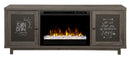 Dimplex Jesse 65" Electric Fireplace and Glass Ember Bed in Iron Mountain Grey with 26" Media Console (GDS26G8-1908IM) Fireplaces Dimplex 