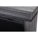 Dimplex Morgan 29 in. Mantel with a 23 in. Electric Fireplace in Charcoal Oak (C3P23LJ-2085CO) Electric Fireplace Dimplex 