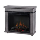 Dimplex Morgan 29 in. Mantel with a 23 in. Electric Fireplace in Charcoal Oak (C3P23LJ-2085CO) Electric Fireplace Dimplex 
