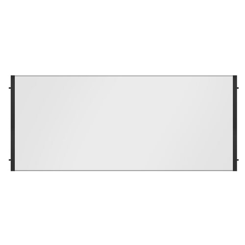 Dimplex Opti-Myst Pro front glass pane (FG1500) with black side mounts