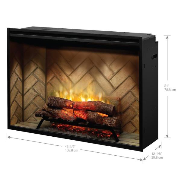 Dimplex Revillusion 42-Inch Built-In Electric Fireplace Insert (RBF42)