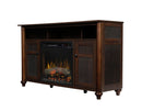 Dimplex Xavier 56" Electric Fireplace and Log Set in Warm Grainery Brown with 23" Media Console (GDS23L8-1904GB) Fireplaces Dimplex 