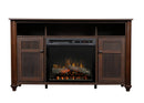 Dimplex Xavier 56" Electric Fireplace and Log Set in Warm Grainery Brown with 23" Media Console (GDS23L8-1904GB) Fireplaces Dimplex 