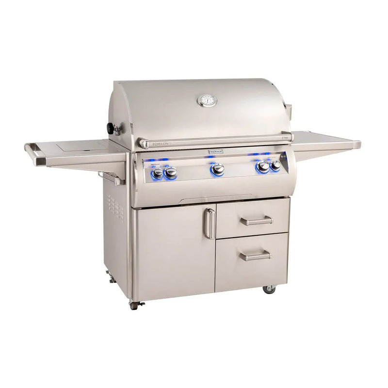 Fire Magic Echelon Diamond E790s 36-Inch A Series Freestanding Gas Grill With Rotisserie, Single Side Burner & Analog Thermometer, Propane (E790S-8EAP-62)