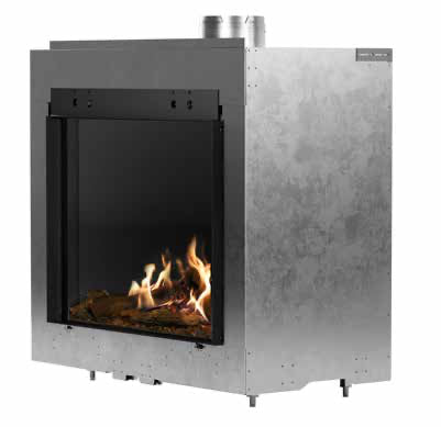 Faber Matrix Single-sided Built-in Gas Fireplace - 33" x 26"(FMG3326F) Fireplaces Faber 