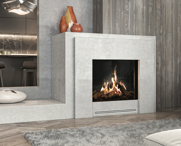 Faber MatriX Single-sided Built-in Gas Fireplace - 41" x 26" (FMG4326F) Fireplaces Faber 
