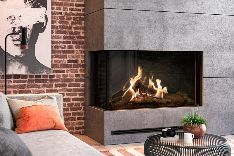 Faber MatriX Two-sided Built-in Gas Fireplace, Left-facing - 41" x 26" (FMG4726L) Fireplaces Faber 