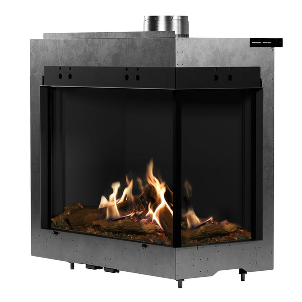 Faber MatriX Two-sided Built-in Gas Fireplace, Right-facing - 33" x 26" (FMG3726R) Fireplaces Faber 