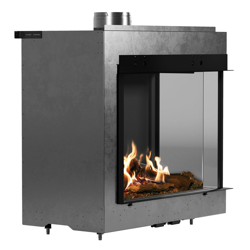 Faber MatriX Two-sided Built-in Gas Fireplace, Right-facing - 33" x 26" (FMG3726R) Fireplaces Faber 