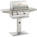 Fire Magic 24" Choice Freestanding Liquid Propane Gas Grill with Analog Thermometer On Patio Post (C430S-RT1P-P6) Grills Fire Magic 