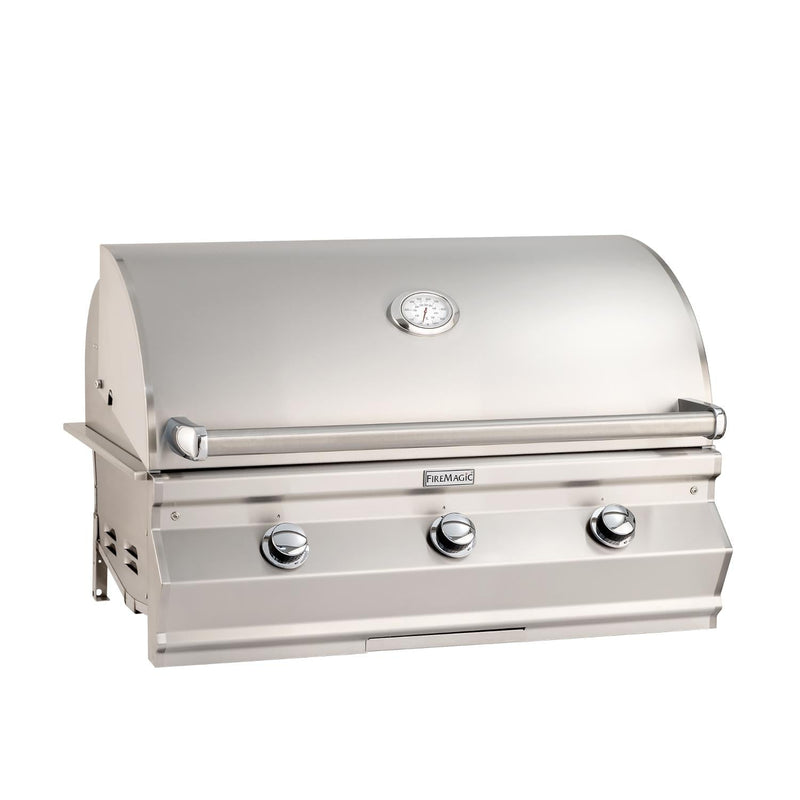 Fire Magic 36" Built-In Natural Gas Grill with Rotisserie in Stainless Steel (C650I-RT1N) Grills Fire Magic 