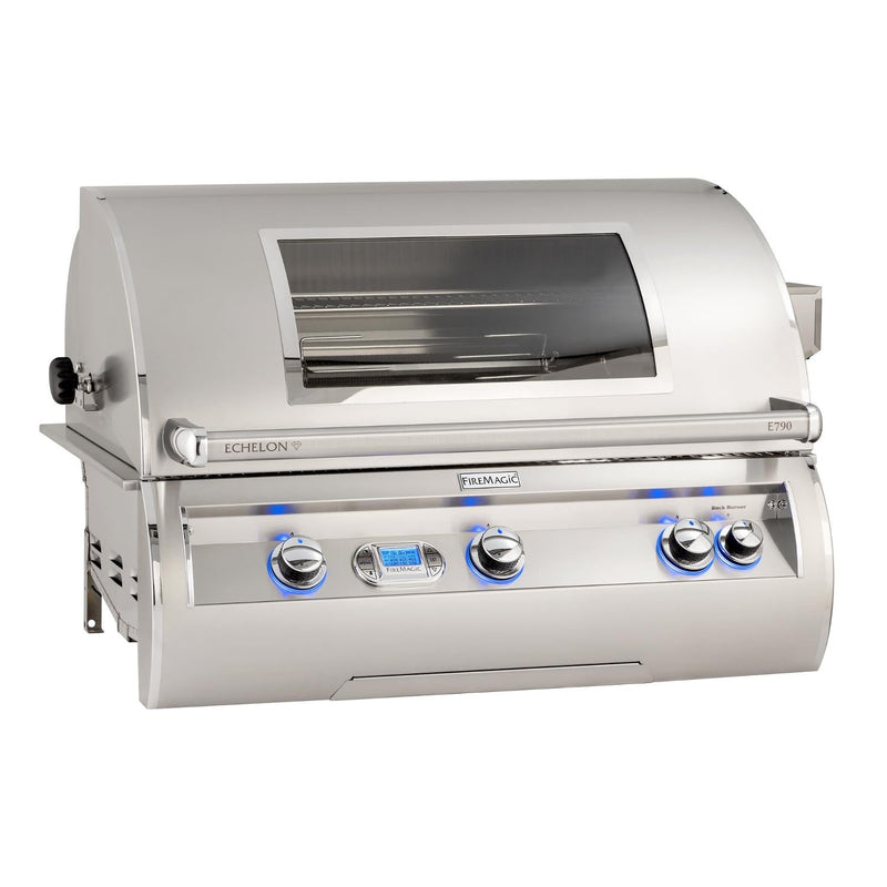 Fire Magic 36" Built-In Natural Gas Grill with Rotisserie in Stainless Steel (E790I-8L1N-W) Grills Fire Magic 