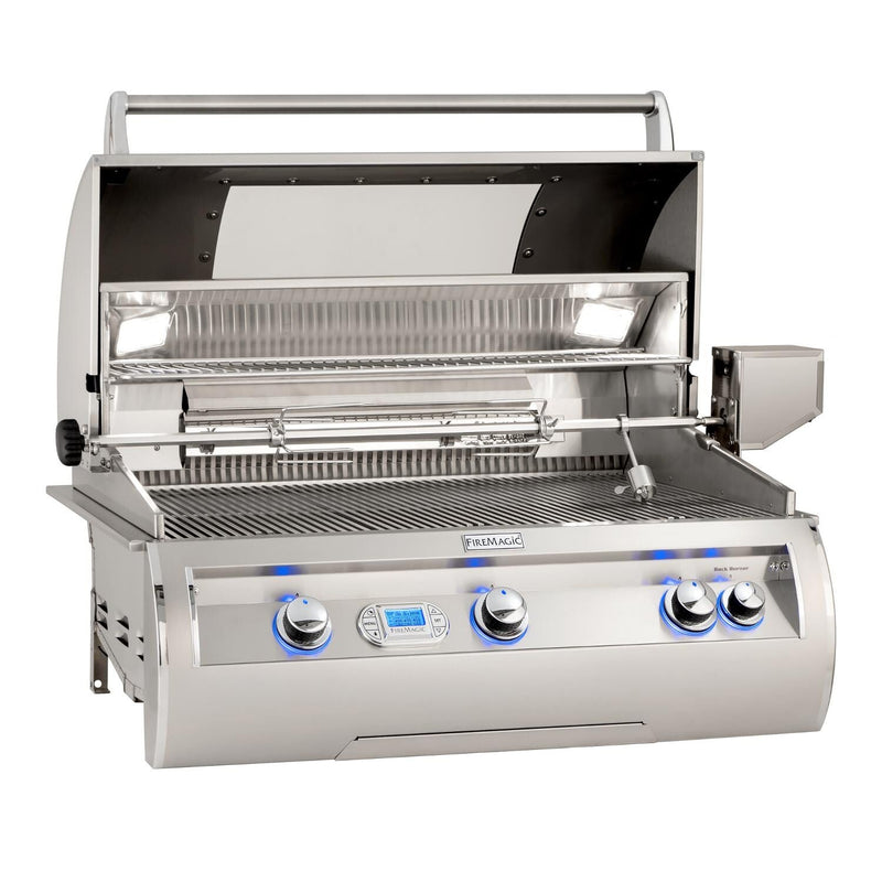 Fire Magic 36" Built-In Natural Gas Grill with Rotisserie in Stainless Steel (E790I-8L1N-W) Grills Fire Magic 