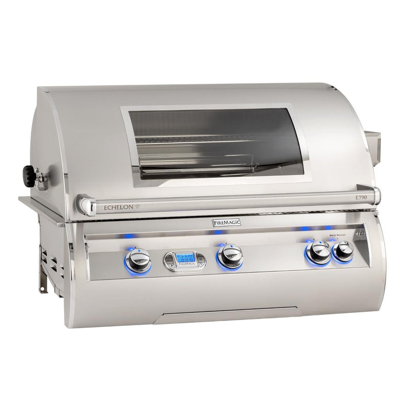 Fire Magic Echelon 36" Built-In Propane Gas Grill One Infrared Burner in Stainless Steel (H790I-8L1N-W) Grills Fire Magic 