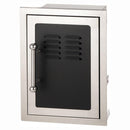 Fire Magic Echelon Black Diamond 14" Right-Hinged Louvered Single Access Door with Propane Tank Storage & Soft Close (53820HSC-TR) Grill Accessories Fire Magic 