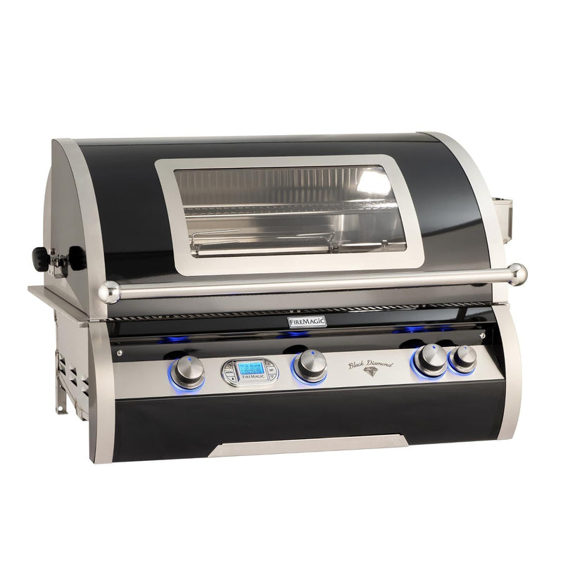 Fire Magic Echelon Black Diamond 36" Built-In Natural Gas Grill One Infrared Burner in Stainless Steel (H790I-8L1N-W) Grills Fire Magic 
