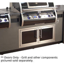 Fire Magic Echelon Black Diamond Reduced Height Double Access Doors with Soft Close (3938HSC) Grill Accessories Fire Magic 