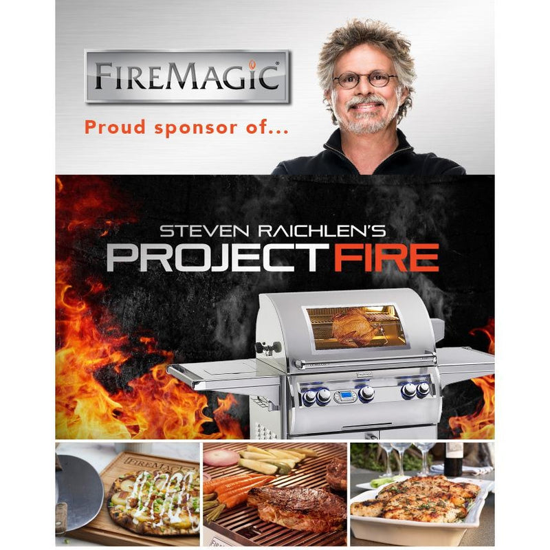 Fire Magic Grill Cover For Aurora A540 Freestanding Gas Grill Or 30" Freestanding Charcoal Grill (5160-20F) Grill Accessories Fire Magic 