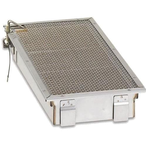 Stainless infrared burner replacement kit with wire mesh cooking panel