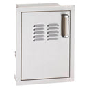 Fire Magic Premium Flush 14" x 21" Left-Hinged Soft Close Louvered Single Access Door With Propane Tank Storage (53820SC-TL) Grill Accessories Fire Magic 