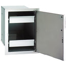 Fire Magic Select 14" Right-Hinged Enclosed Cabinet Storage with Drawers (33820-SR) Grill Accessories Fire Magic 