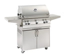Fire Magic Aurora A540s 30-Inch Propane Gas Freestanding Grill, Single Side Burner, Backburner, Rotisserie Kit and Analog Thermometer (A540S-8EAP-62)