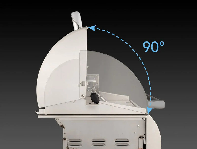 Fire Magic Echelon Diamond E790s 36-Inch Freestanding Gas Grill With Rotisserie, Double Side Burner & Digital Thermometer, Natural Gas (E790S-8E1N-71)