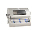 Fire Magic Echelon Diamond E660i 30-Inch Propane Gas Built-In Grill with Backburner, Rotisserie Kit, Magic View Window and Analog Thermometer (E660I-8EAP-W)