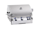 Fire Magic Echelon Diamond E660i 30-Inch Natural Gas Built-In Grill with Backburner, Rotisserie Kit and Analog Thermometer (E660I-8EAN)