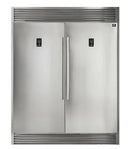 Forno 3-Piece Pro Appliance Package - 30" Gas Range, Pro-Style Refrigerator, and Dishwasher in Stainless Steel Appliance Package Forno 
