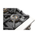 Forno 30" Capriasca Dual Fuel Range with 5 Gas Burners and 240v Electric Oven in Stainless Steel with White Door (FFSGS6187-30WHT) Ranges Forno 