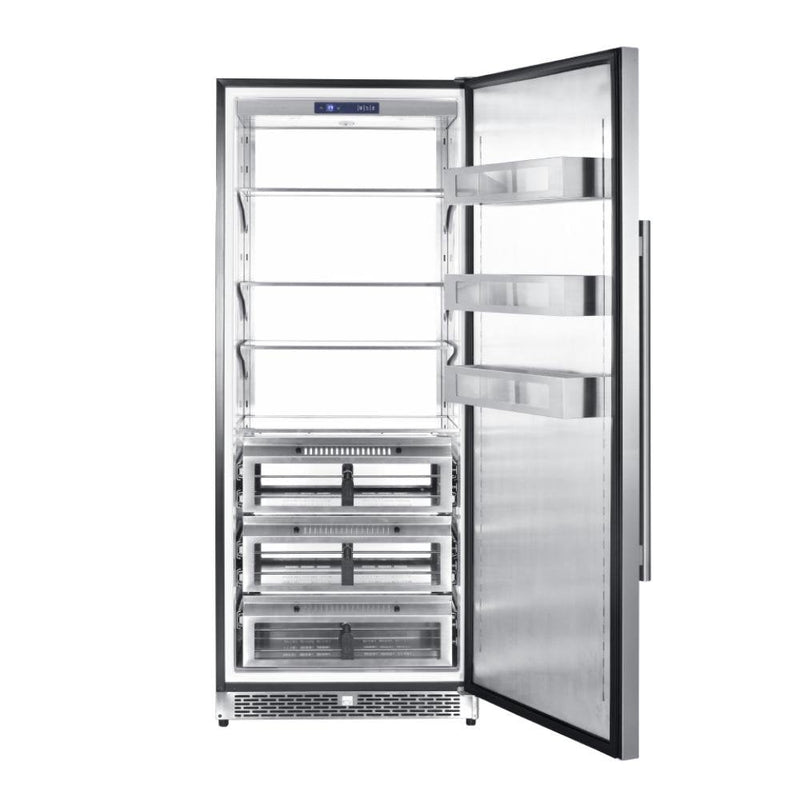 Forno 30" Cologne 14.6 cu.ft. Pro-Style Refrigerator in Stainless Steel (FFRBI1821-30) Refrigerators Forno 