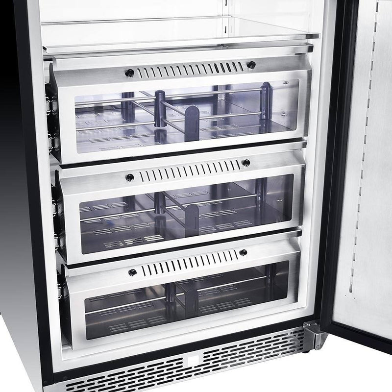 Forno 30" Cologne 14.6 cu.ft. Pro-Style Refrigerator in Stainless Steel (FFRBI1821-30) Refrigerators Forno 