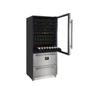 Forno 30" Dual Zone Wine Cooler & Refrigerator Drawer (FWCDR6661-30S) Wine Coolers Forno 