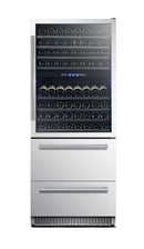 Forno 30" Dual Zone Wine Cooler & Refrigerator Drawer (FWCDR6661-30S) Wine Coolers Forno 