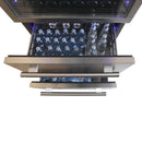 Forno 30" Dual Zone Wine Cooler & Refrigerator Drawer (FWCDR6661-30S) Wine Coolers Forno 