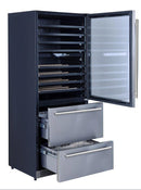 Forno 30" Dual Zone Wine Cooler & Refrigerator Drawer (FWCDR6661-30S) Wine Coolers Forno 