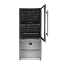 Forno 30" Dual Zone Wine Cooler & Refrigerator Drawer (FWCDR6661-30S) Wine Coolers Forno 