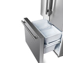 Forno 31" French Door Refrigerator with 17.5 Cu. Ft., No Frost, and Ice Marker in Stainless Steel (FFFFD1974-31SB) Refrigerators Forno 