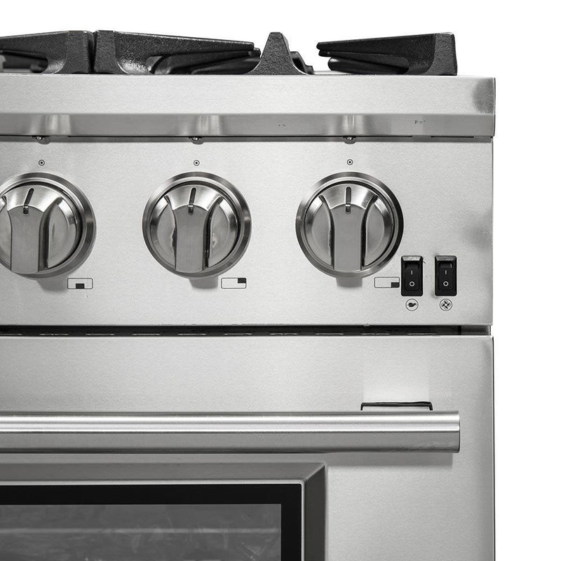 Forno 36" Capriasca Gas Range with 6 Burners, Convection Oven and 120,000 BTUs (FFSGS6260-36) Ranges Forno 