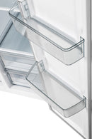 Forno 37" Salerno Side-by-Side Counter Depth Refrigerator 15.6 Cu. Ft. in Stainless Steel with Professional Handle & Decorative Grill (FFRBI1805-37SG) Refrigerators Forno 