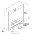 Forno 4-Piece Pro Appliance Package - 30" Gas Range, 56" Pro-Style Refrigerator, Microwave Oven, & 3-Rack Dishwasher in Stainless Steel Appliance Package Forno 
